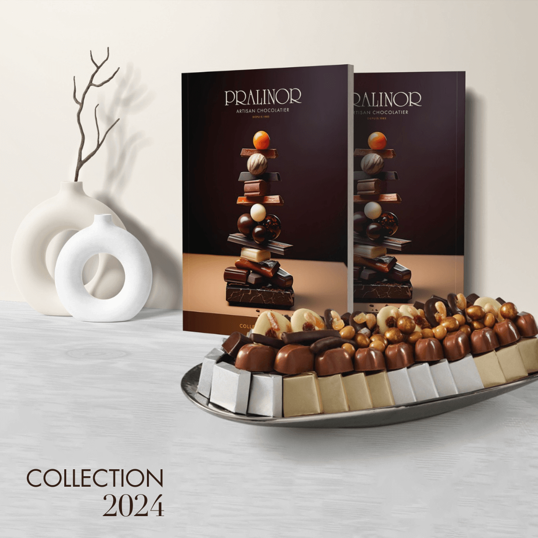 Pralinor Artisan Chocolatier Artisan Chocolatier Maroco-Belge depuis 40 ans chocolat,chocolatier Pralinor Collection 2024 catalogue