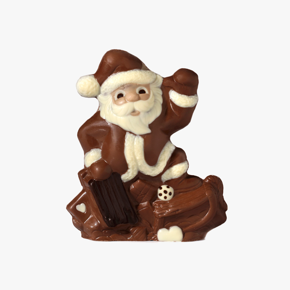 Père Noël Classique Figurine creuse en chocolat 1 Père Noël Classique